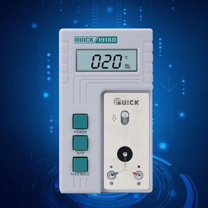 Termómetro digital rápido 191ad con función de retención máxima para calibración de temperatura de la punta del soldador - Product Image 1