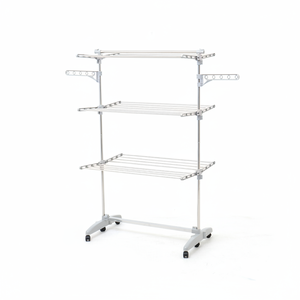 [HOME FRIEND] 6-Tier Basic+Extension Bar Multi layer <b>Drying</b> <b>Rack</b> built for convenient use and neat indoor clothes <b>drying</b> - Product Image 2