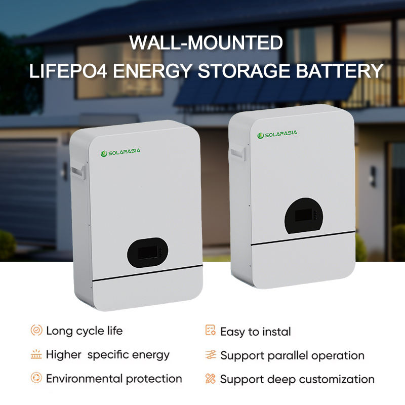 Wall Mounted Solar Battery Lithium 48V 51.2V 100Ah 200Ah 280Ah 314Ah ...