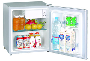 New 45 Liter Compact Stainless Steel Semiconductor Hotel Mini <b>Bar</b> Fridge Single Door Household Use Mini Fridge Refrigerator for - Product Image 3