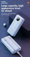 Batterie externe 10000mAh avec charge rapide PD20W+22.5W, câbles intégrés, chargeur portable pour téléphone mobile