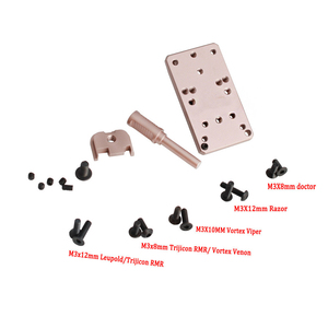 Plaque de montage universelle en alliage d'aluminium à trous multiples avec bouton de verrouillage latéral et écrou en T inclus, accessoire de quincaillerie pour équipement extérieur - Product Image 4