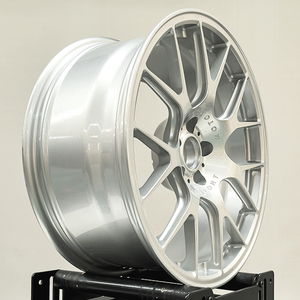 F30 E60용 신형 19*8.5 5*112 40mm <span class=keywords><strong>25mm</strong></span> 30mm 알루미늄 합금 단조 휠 (실버 마감 멀티 스포크 디자인, 범용 장착) - Product Image 2