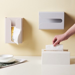 Kotak tisu <span class=keywords><strong>toilet</strong></span> dapur tidak berjejak, rak handuk gantung dinding, kotak tisu <span class=keywords><strong>toilet</strong></span> multifungsi, plastik sederhana kreatif - Product Image 5