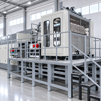 Ligne de production automatique de machines à fabriquer des barquettes à œufs / des boîtes à œufs, capacité de 2000 à 7000 pièces/heure