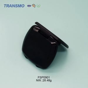 Estuche para Polvos con Espejo, Forma Cuadrada, Transparente, Contenedor de Plástico para Rubor, Contenedor para Paleta de Sombras de Ojos - Product Image 6