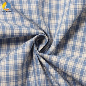 Gran oferta personalizable 100 algodón Gingham tela transpirable hilo teñido tela para vestidos camisas tendencia moda textil - Product Image 6