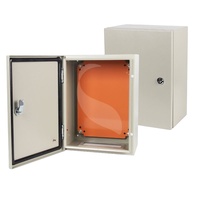 Boîtier de distribution électrique extérieur en acier inoxydable thermolaqué étanche IP66 pour compteur et contrôle