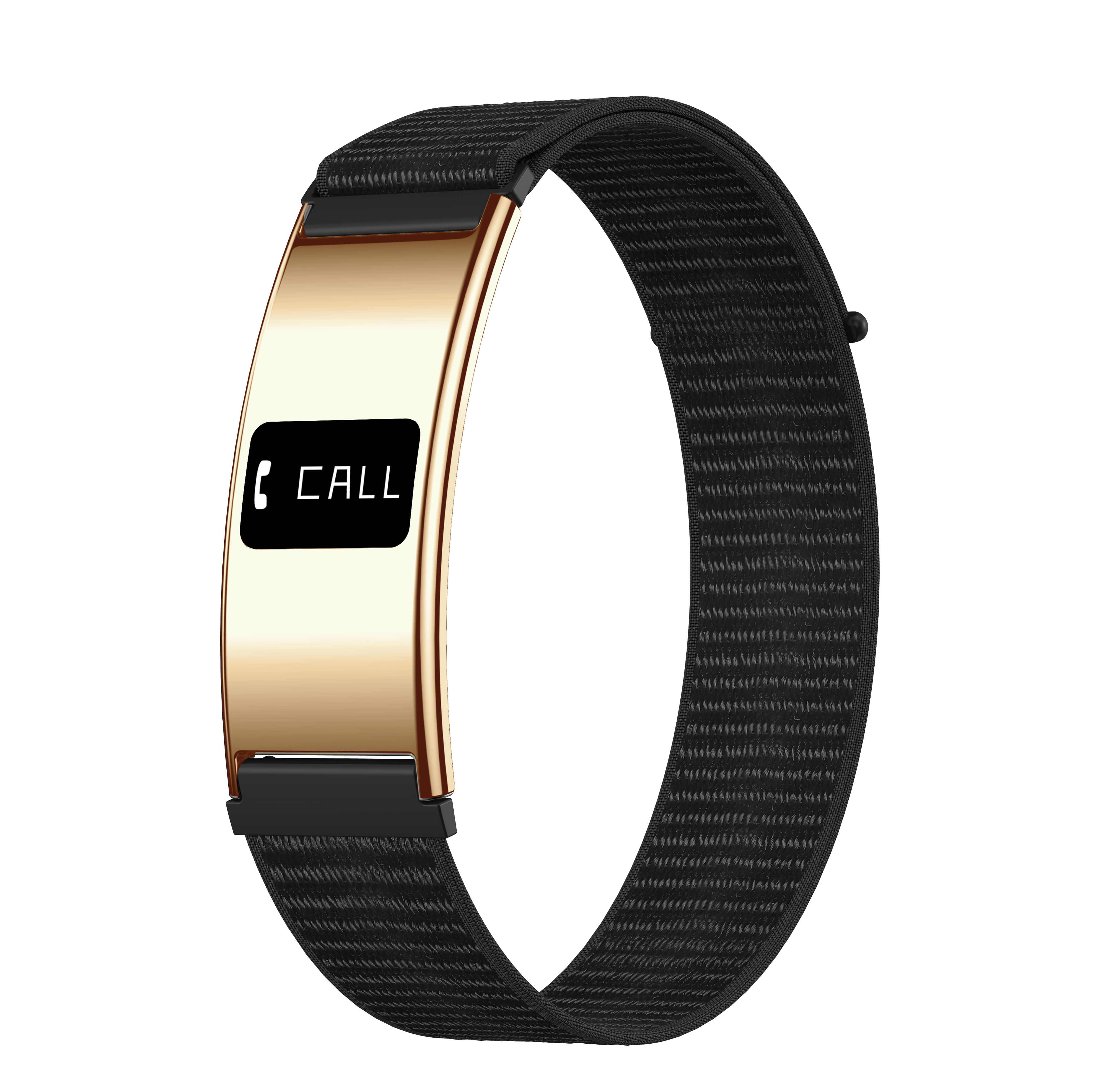 Gold nylon watch strap