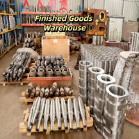 Composants de machines métallurgiques : Rouleaux de laminoir, Têtes de rouleaux perforées en alliage de chrome haute dureté pour l'acier sans soudure