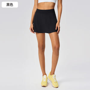 ชุดเดรสเทนนิสแบบปรับแต่งได้พร้อมกางเกงขาสั้นมีจีบชุดกีฬาโพลีเอสเตอร์ระบายอากาศมีกระเป๋าสำหรับออกกำลังกายและวิ่ง - Product Image 4