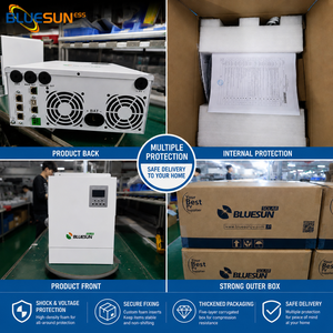Kit de Sistema Solar Híbrido de 5.5KW Fuera de la Red, Batería de 48V, Paneles Monocristalinos, Uso Doméstico, Montaje en Techo - Product Image 2