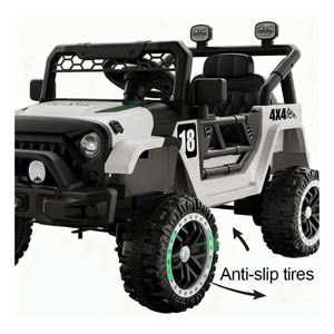 Auto Eléctrico para Niños, Vehículo de Juguete a Batería, Modelo 2025 con Música, Luces LED, Cinturón de Seguridad, Control Remoto - Product Image 3