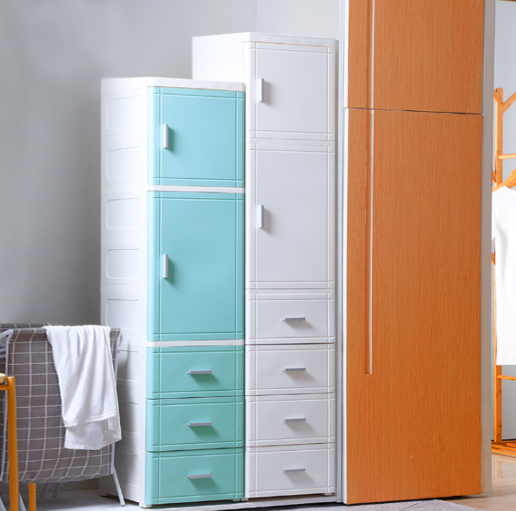 Tall dünne 35CM breite 6 schicht einzigen tür öffnen kunststoff schrank mit 5 schubladen| Alibaba.com