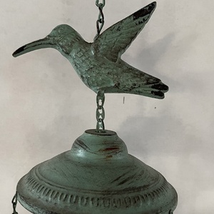Carillon à vent en <span class=keywords><strong>fonte</strong></span> pour colibri, cloche à vent suspendue, décoration de maison et de <span class=keywords><strong>jardin</strong></span> - Product Image 4