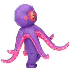<span class=keywords><strong>Disfraz</strong></span> de Mascota Inflable de <span class=keywords><strong>Pulpo</strong></span> de Alta Calidad, Animal Marino de Dibujos Animados, para Halloween, Cosplay, Adultos y Niños - Product Image 5