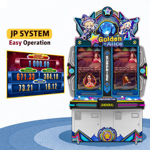 New Trending Dual Screen <b>Arcade</b> <b>Game</b> 32" Golden Alice Brand Coin Operated Multiplayer Skill <b>Game</b> <b>Machine</b> - Product Image 1