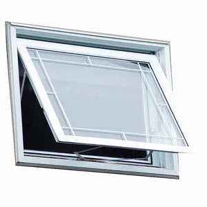 현대 호화스러운 방수 채광창 수직 최고 걸린 창 격자를 가진 두 배 유리제 디자인 알루미늄 차일 창