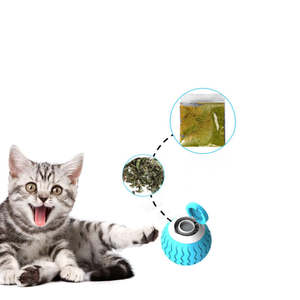 ของเล่นแมวแบบลูกบอลหมุนอัตโนมัติพร้อมไฟ LED เสียงดนตรี ชาร์จไฟได้ เล่นในบ้าน เป็นมิตรกับสิ่งแวดล้อม ทันสมัย เรียบง่าย - Product Image 2