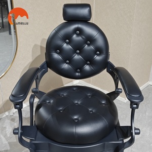 Sillón de <span class=keywords><strong>Barber</strong></span>í<span class=keywords><strong>a</strong></span> Vintage Negro, Sillón de Peluquerí<span class=keywords><strong>a</strong></span> Reclinable para Estación de <span class=keywords><strong>Barber</strong></span>í<span class=keywords><strong>a</strong></span>, Sillón de <span class=keywords><strong>Barber</strong></span>í<span class=keywords><strong>a</strong></span> Resistente con Bomba para Hombres - Product Image 6