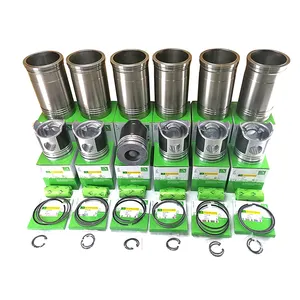 D6AC Kit Liner silinder 21131-83012 23411-83611 ME151190 cocok untuk Set perbaikan mesin Hyundai