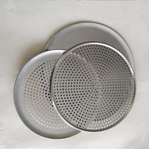 8-18 pollici di alta qualità tondino per <span class=keywords><strong>Pizza</strong></span> in legno personalizzabile con Logo piatto teglia per <span class=keywords><strong>Pizza</strong></span> <span class=keywords><strong>Set</strong></span> di utensili da cucina in alluminio perforato - Product Image 6