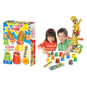 Apprentissage éducatif coloré empilable tasse jouet enfants jeux de société parent-enfant interactif whack-a-mole <span class=keywords><strong>jeu</strong></span> ensemble - Product Image 4