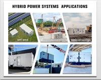 Petits groupes électrogènes diesel silencieux refroidis par air 20KVA 30KW triphasés de type conteneur à démarrage automatique, châssis ouvert, régulateur ATS AVR