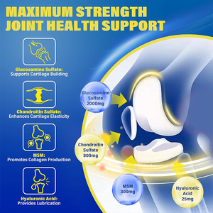 Vegan Glucosamine Chondroitin <b>Gummies</b> for Joint Muscle Support Low Priced Turmeric Supplement with Gummy Type <b>Vitamins</b> - Product Image 4