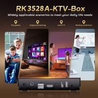 X88 PRO 4K Android TV Kutusu RK3528 Dört Çekirdekli Android 13 WiFi 6 BT5.0 Mikrofon Girişi ile Ev Karaoke Sistemi için