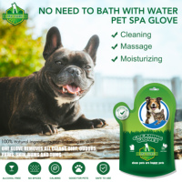Gants de nettoyage pour animaux de compagnie jetables, gants de toilettage pour animaux de compagnie, gants jetables hypoallergéniques pour le bain des chiens et des chats, gants désodorisants pour animaux de compagnie, mitaines pour essuyer les animaux de compagnie