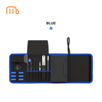 Nouvel ensemble de tournevis 88-en-1 avec poignée en acier Mingtu bleu, 66 pièces, outils de réparation DIY OEM pour l'électronique, les smartphones, les ordinateurs et les tablettes