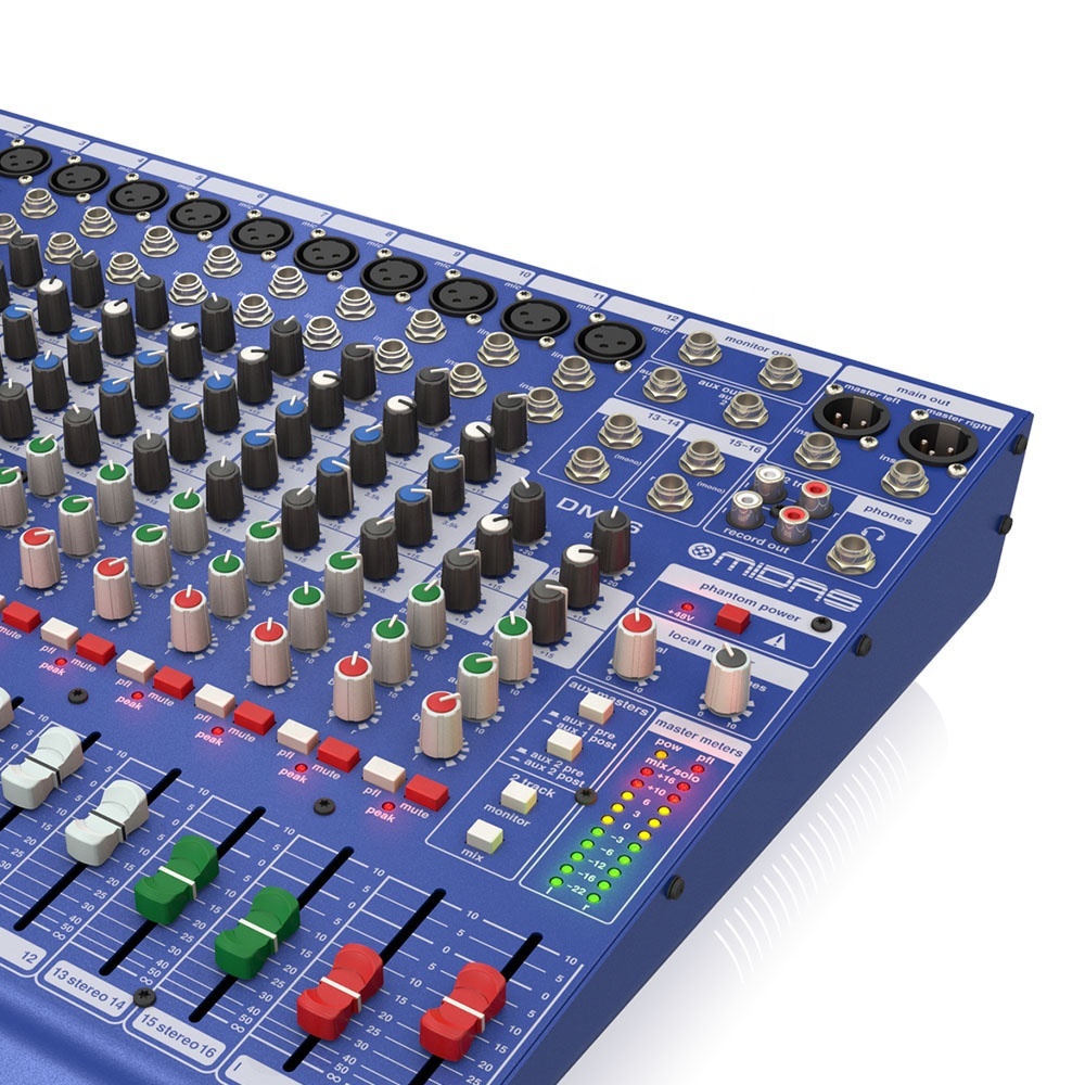 Midas DM16 16-Channel Analog Mixer - Studio Sound Solution