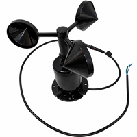 Sensor Kecepatan Angin Tiga Cangkir BGT-FS1 RS485 Modbus 4-20mA 0-5V Anemometer untuk Stasiun Cuaca