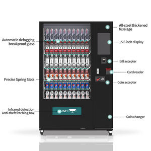 Máquina expendedora de bebidas y refrigerios, máquina expendedora con pago en efectivo, máquina expendedora de bebidas y refrigerios de autoservicio - Product Image 5