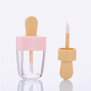 Commercio all'ingrosso di Piccola Rosa Top Grasso 8ml Popsicle Lipgloss Tubi Bulk Fai Da Te Novità Unico A Forma di Mini Cancella Lip Gloss Container con la Bacchetta - Product Image 6