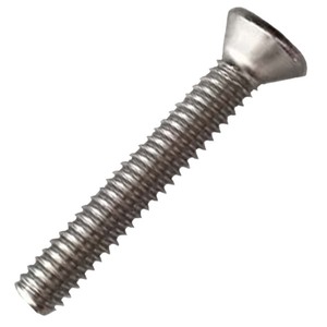 Tornillo de Cabeza Plana Cruzada de Acero Inoxidable, Totalmente Roscado, Clase 8.8, para Aplicaciones en Metal, Estándar DIN - Product Image 5