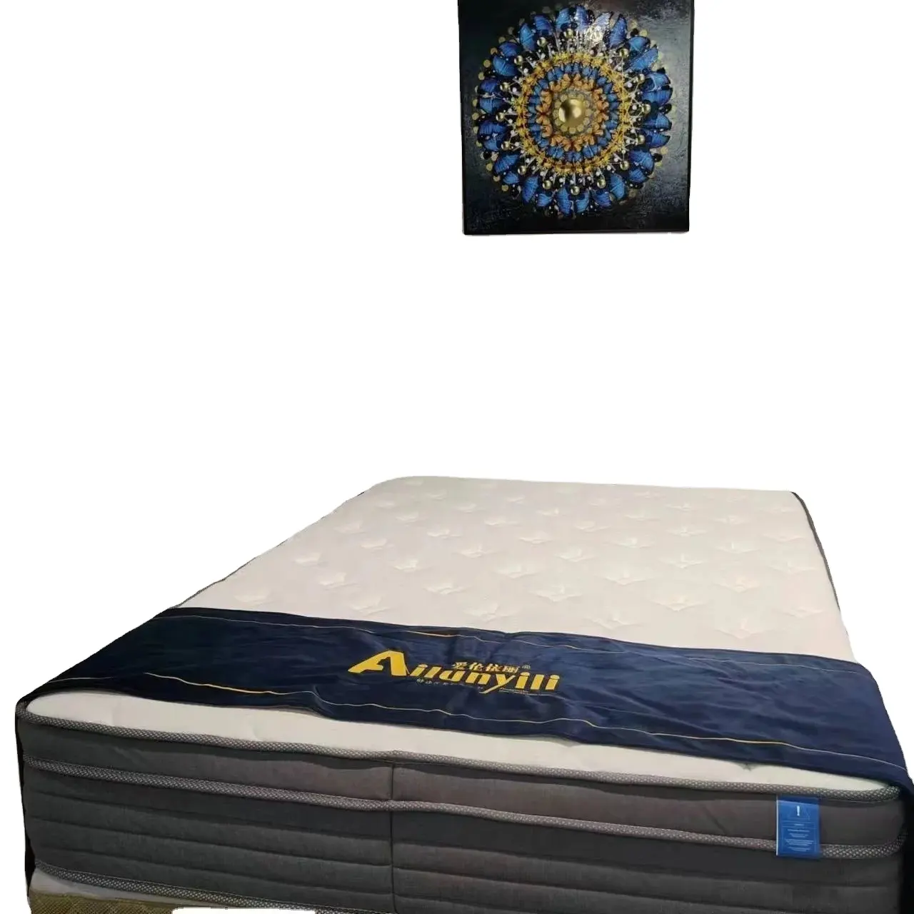 AilunyiliKing Soft White Goose Down Filled Bed Topper Mattress/mattress Pad furniture