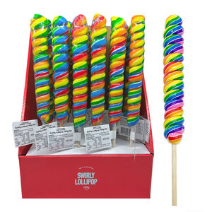 Vente en gros de sucettes longues torsadées multicolores à saveur de fruits avec <span class=keywords><strong>b</strong></span>âtonnets de paille bonbons durs à la sucette aigre-douce - Product Image 2