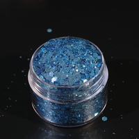 Paillettes Hexagonales Non Toxiques en Gros, Tailles Mixtes, Macaron Chunky pour Artisanat en Résine Époxy, Gobelets, Emballage Shaker de Noël 2oz
