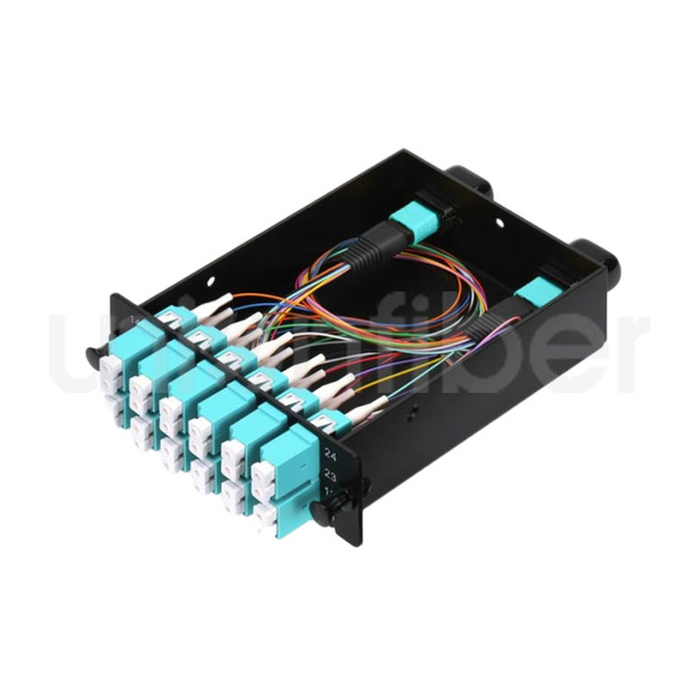 Mtp Mpo Cassettes 8 12 24 96 144 288Core Fiber Optic High Density High Integration Rack Mount Ftth Optical Telecommunication