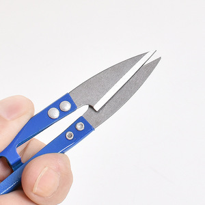 Soumei Hidemi U Shaped Embroidery Scissors Stainless Steel Zinc Alloy Handle For Sewing Craft Trimming <b>Thread</b> Ends - Product Image 4