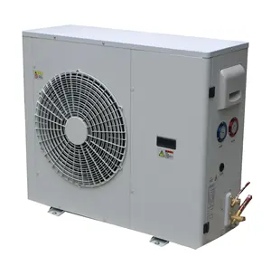 Unidad de condensación tipo caja de capacidad variable de cámara frigorífica exterior de 3Hp 2 HP de eficiencia energética