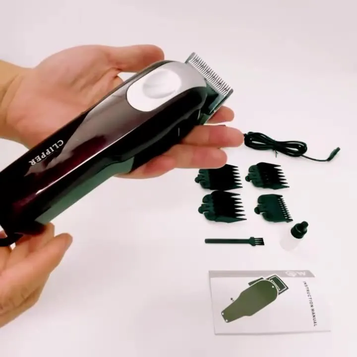 Çin maquina de cortar cabelo profissional makası bıçak düşük gürültü profesyonel saç düzeltici cilt güvenli su geçirmez tıraş bıçağı