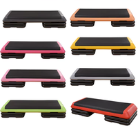 Plataforma de Ejercicio Kepler con Altura Ajustable, Antideslizante, de HDPE, para Gimnasio en Casa, Tabla de Entrenamiento Cardiovascular Estable, Plataforma de Step Aeróbico