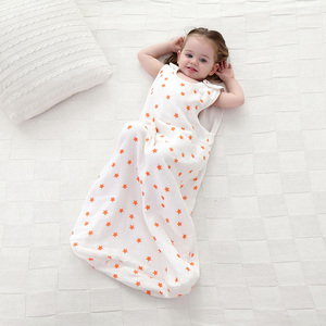 Ventes en gros de gigoteuses sans manches à fermeture éclair imprimées 2.0 Tog, 100% coton, couverture portable, gigoteuses pour nouveau-nés, approvisionnement ODM - Product Image 5