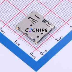 SMN-303A-ACP7 SIM Card Connector SMD Connector Self-Return Type Nano SIM Card Card Holder With Card Detection - Product Image 1