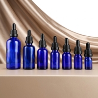 Botol Kaca Amber Bulat Berkualitas Tinggi Kapasitas Mini 5ml 15ml 30ml Grosir dengan Pipet untuk Minyak Esensial Pelembab Kulit