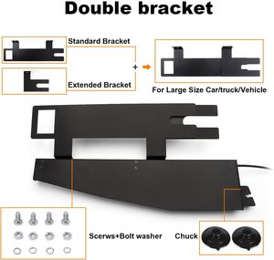 Luces de visera de 32 <span class=keywords><strong>LED</strong></span> 26 patrones de flash baliza estroboscópica de advertencia de peligro de emergencia <span class=keywords><strong>para</strong></span> <span class=keywords><strong>parabrisas</strong></span> verde/blanco - Product Image 4