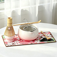 Astief Nouveauté : Coffret Sakura personnalisable avec logo en relief, bol à matcha dégradé de couleur, fouet à matcha en bambou, kits complets